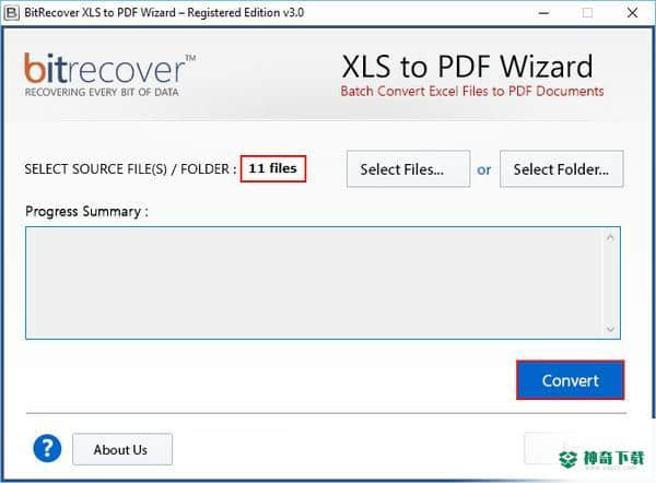 BitRecover XLS to PDF Wizard