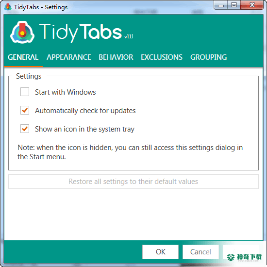 TidyTabs