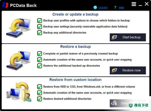PCData Back