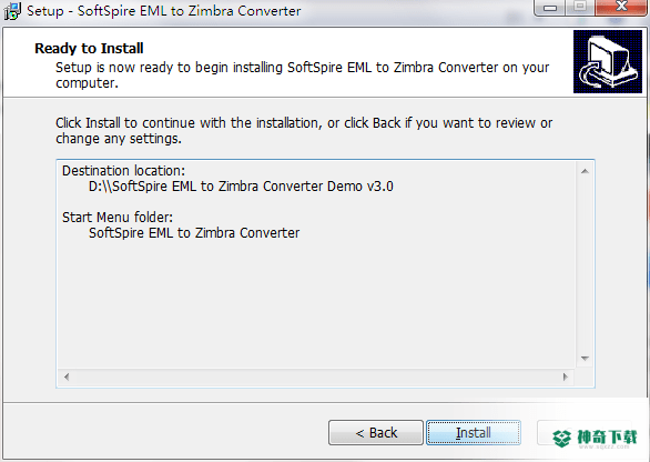 SoftSpire EML to Zimbra Converter最新版下载