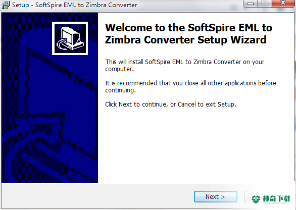 SoftSpire EML to Zimbra Converter免费版下载