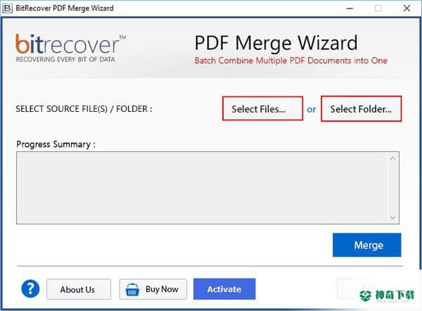 BitRecover PDF Merge Wizard
