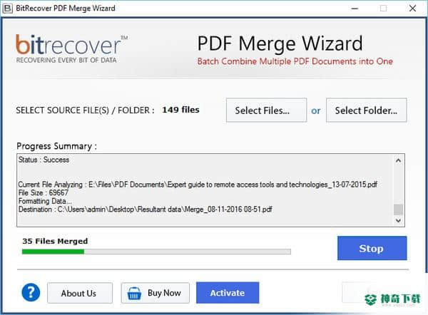BitRecover PDF Merge Wizard下载