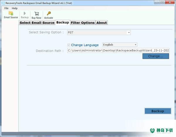 RecoveryTools Rackspace Email Backup Wizard免费版下载