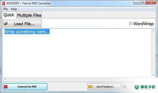 Text to PDF Converter