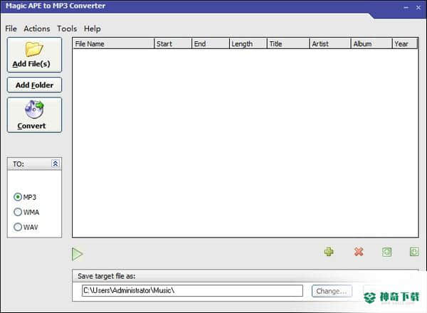 Magic APE to MP3 Converter