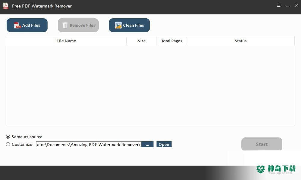 Free PDF Watermark Remover