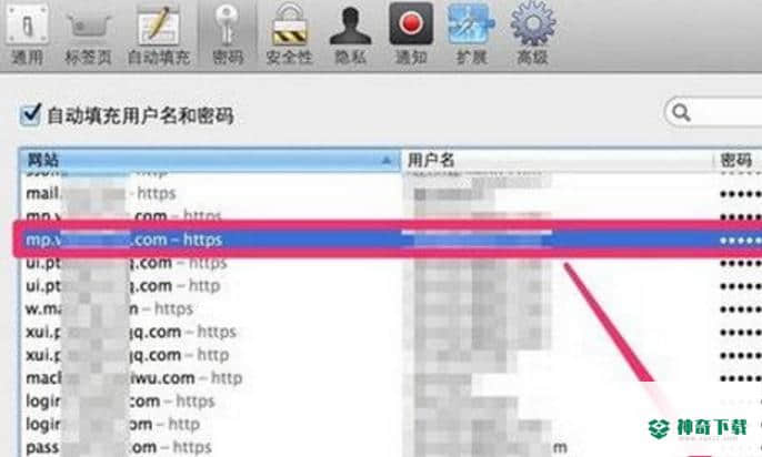 浏览器密码管理