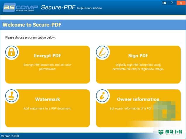 Secure-PDF Professional Edition