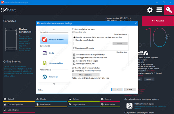 MOBILedit Phone Manager