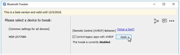 Bluetooth Tweaker免费版下载