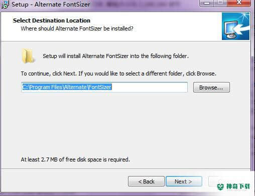 Alternate Font Sizer