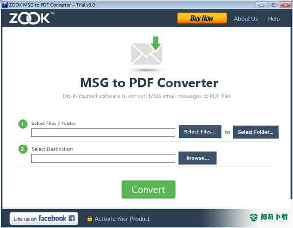 ZOOK MSG to PDF Converter