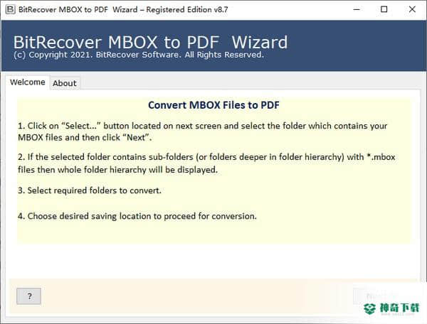 BitRecover MBOX to PDF Wizard
