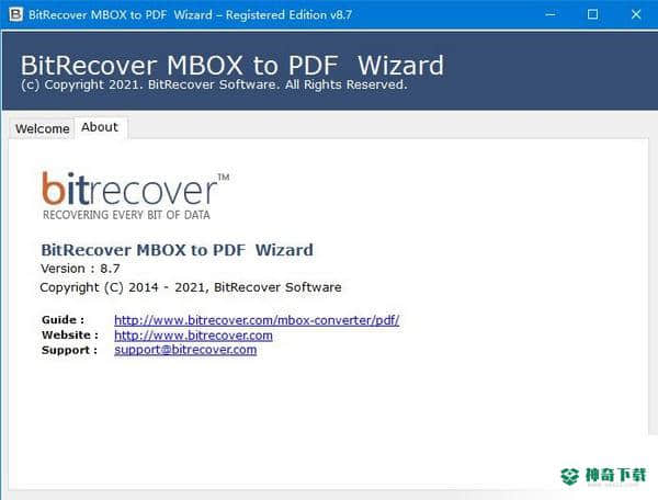 BitRecover MBOX to PDF Wizard免费版下载