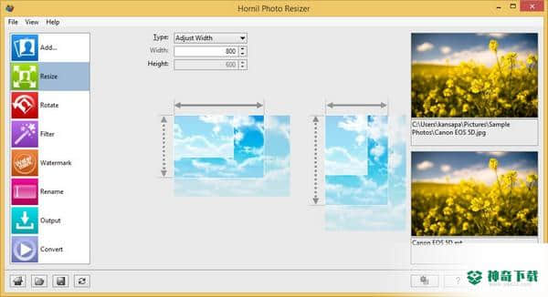 Hornil Photo Resizer