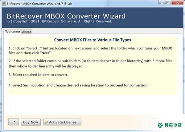 BitRecover MBOX Converter Wizard