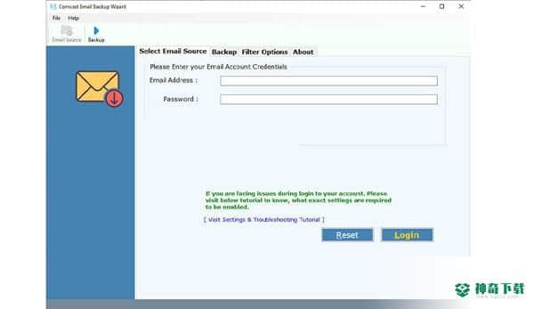 Comcast Email Backup Wizard
