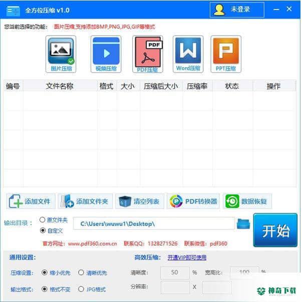 全方位压缩