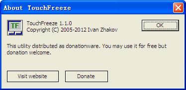 TouchFreeze