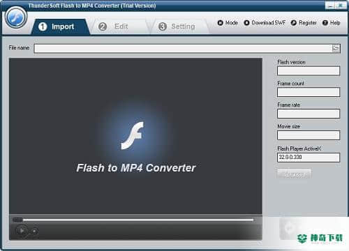 ThunderSoft Flash to MP4 Converter