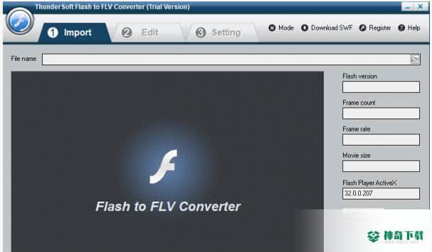 ThunderSoft Flash to FLV Converter