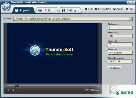 ThunderSoft Flash to AVI Converter最新版下载