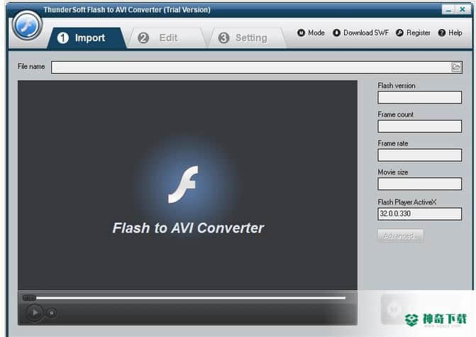 ThunderSoft Flash to AVI Converter