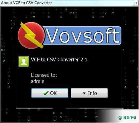 VovSoft vcf to CSV Converter最新下载