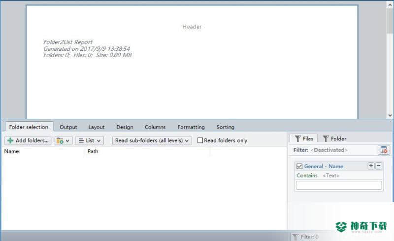 Gillmeister Folder2List