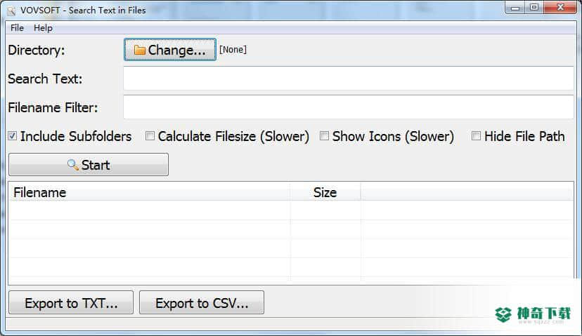 Search Text in Files