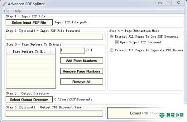 Advanced PDF Splitter