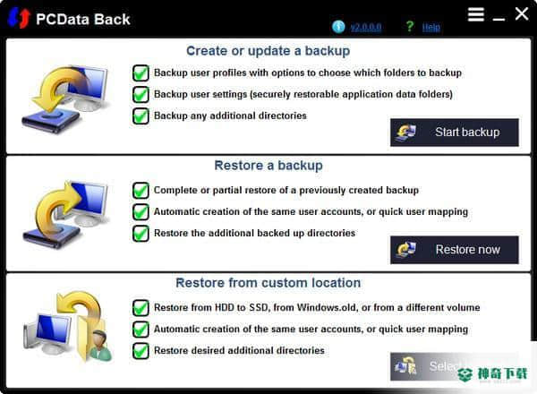 PCData Back