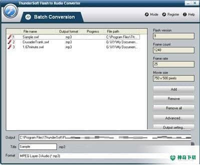 ThunderSoft Flash to Audio Converter官方版下载
