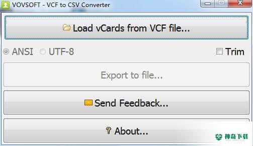 VCF to CSV Converter