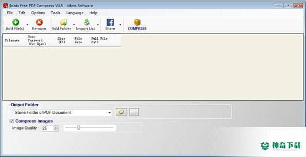 4dots Free PDF Compress