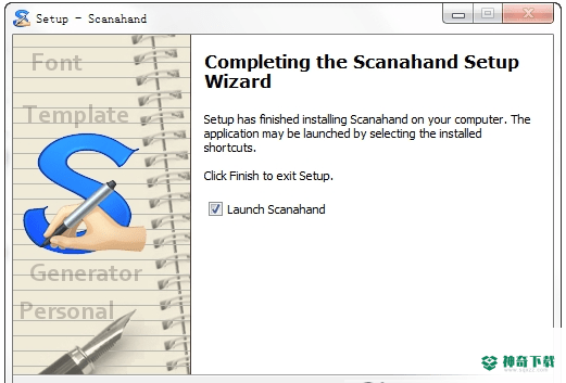 Scanahand字体制作最新版下载