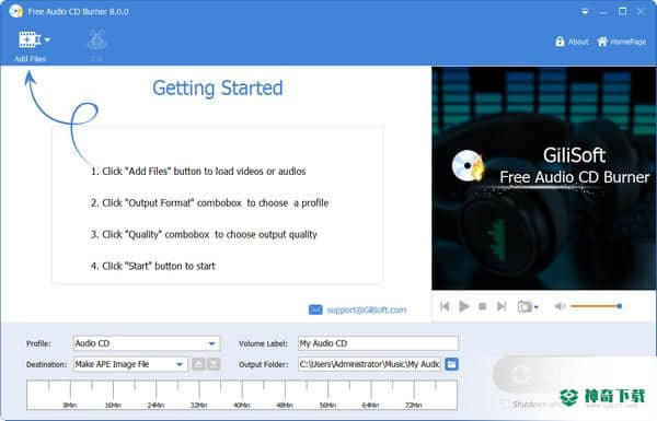 Free Audio CD Burner