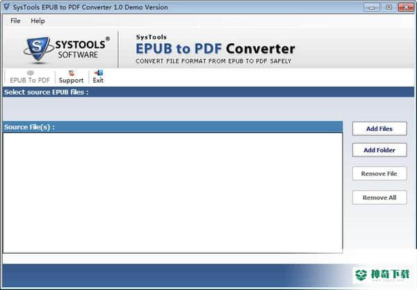 SysTools EPUB to PDF Converter