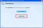 office 精简版 v2007