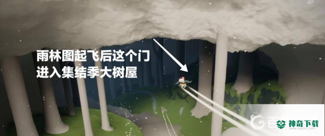光遇雨林大树屋小金人位置分布在哪？_光遇教程_神奇下载