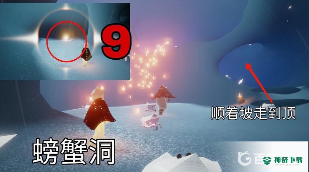 光遇云野21个小金人位置分布在哪？_光遇攻略_神奇下载