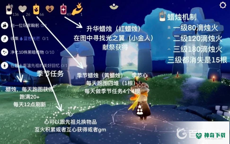 光遇新手怎么玩？_光遇教程玩法_神奇下载