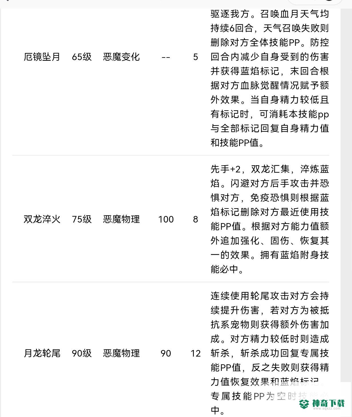 洛克王国恶魔男爵破茧重生技能有哪些？_洛克王国攻略玩法_神奇下载