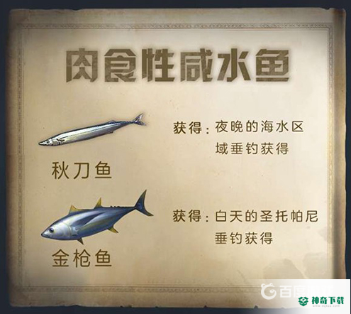明日之后鱼类食谱有哪些？_明日之后攻略玩法_神奇下载