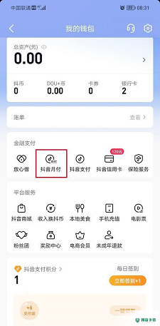 抖音怎么查询抖音月付额度_神奇下载站