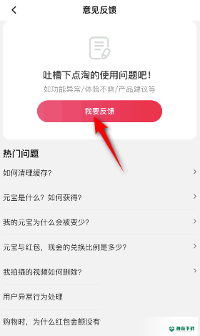 点淘怎么意见反馈_神奇下载站