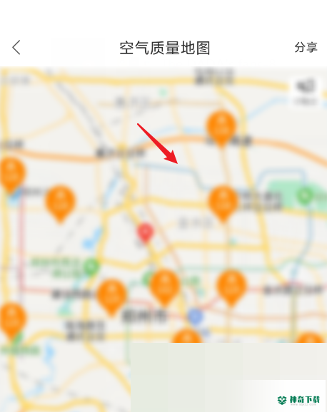 百度地图怎么查看空气质量地图_神奇下载站