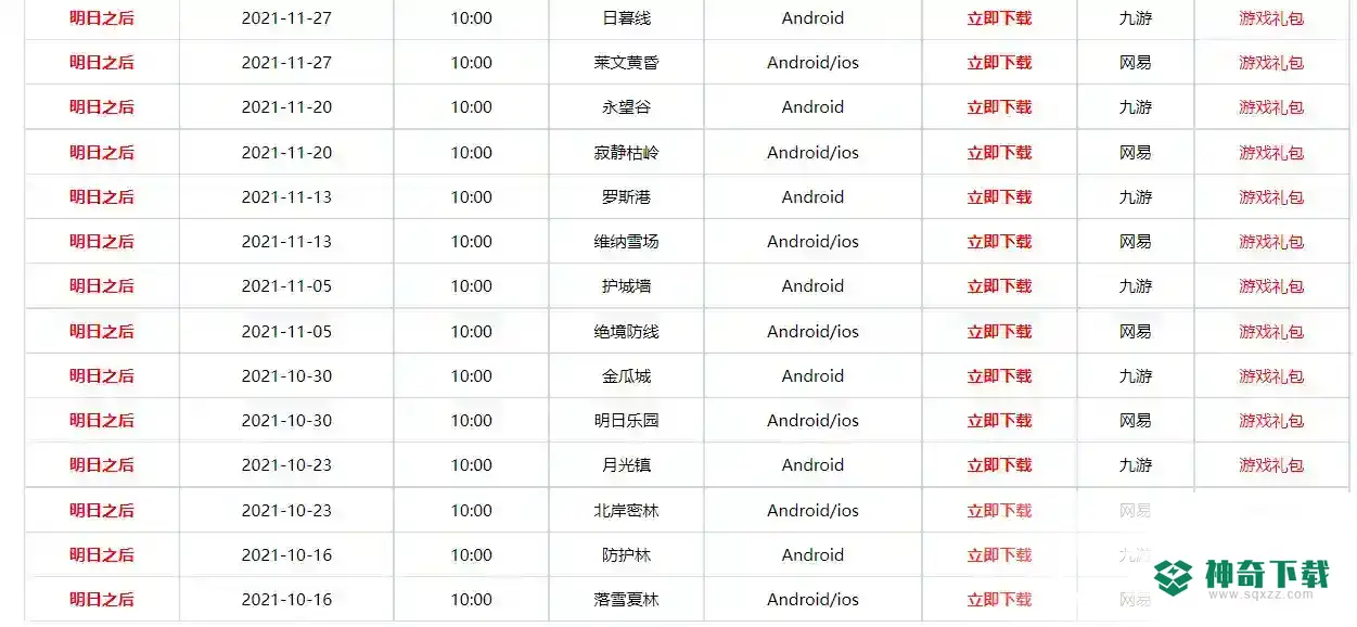 明日之后新年区几号出？_明日之后攻略分享_神奇下载