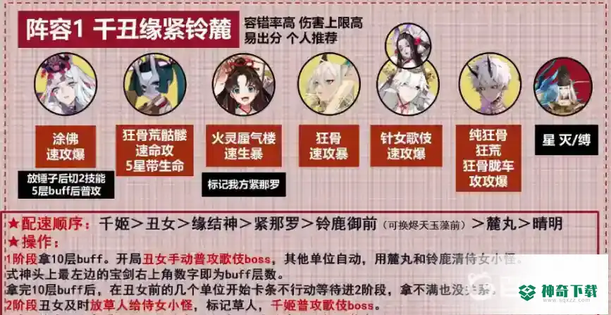 阴阳师2021鬼灵歌姬高分阵容怎么搭配？_阴阳师攻略教程_神奇下载